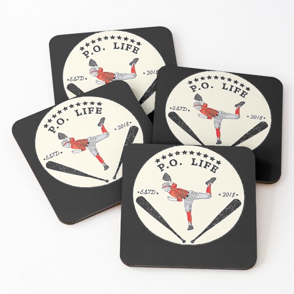 Item preview, Mens P.O. LIFE  Badge Tee Pitcher Baseball designed and sold by charlievgla.
