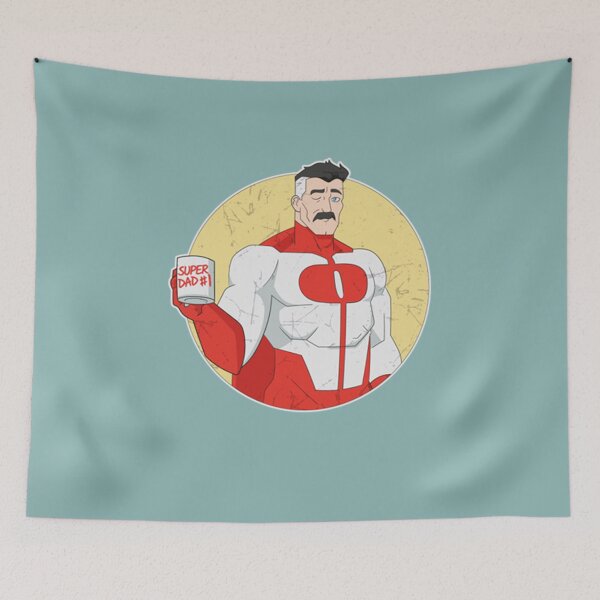 Item preview, Omni Man Super Dad designed and sold by Needlesofsvet.