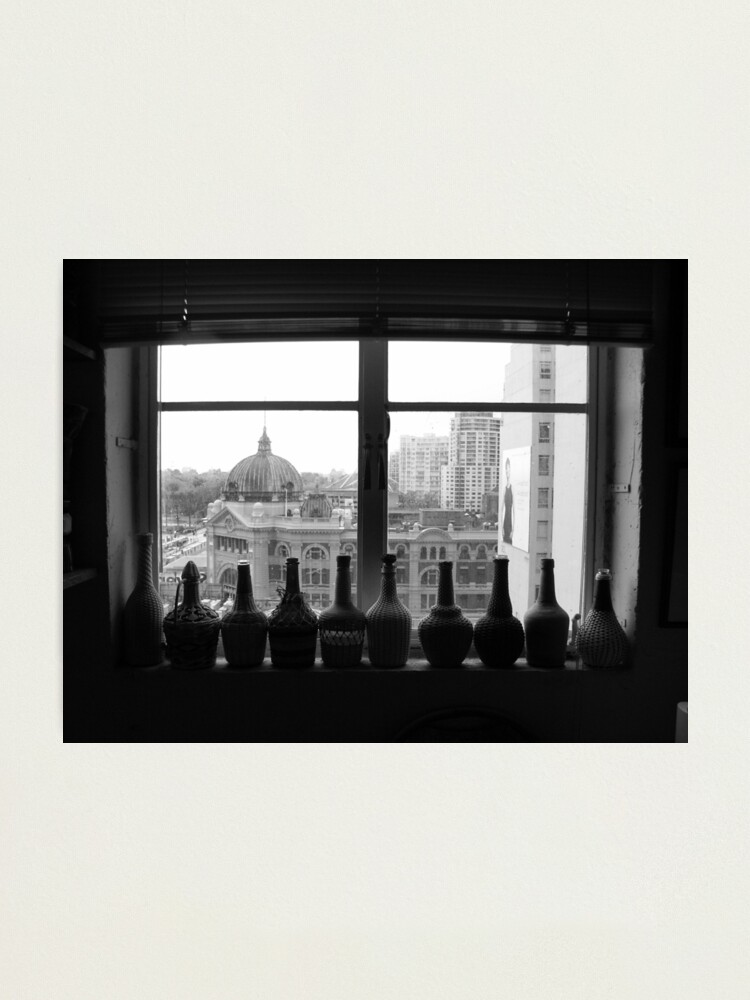Alternate view of Flinders St Inside & Out Photographic Print