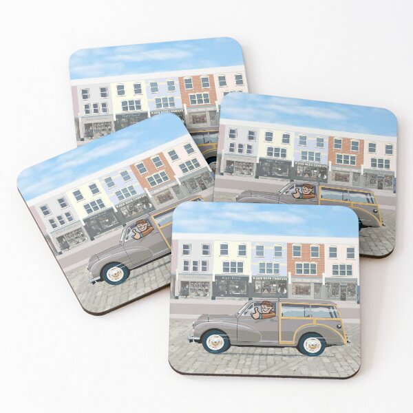 Item preview, Rose Taupe Morris Minor Traveller (left hand drive) designed and sold by Bigs66.