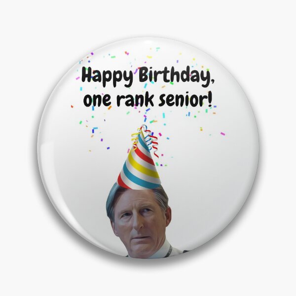 Item preview, Happy Birthday One Rank Senior  designed and sold by avit1.