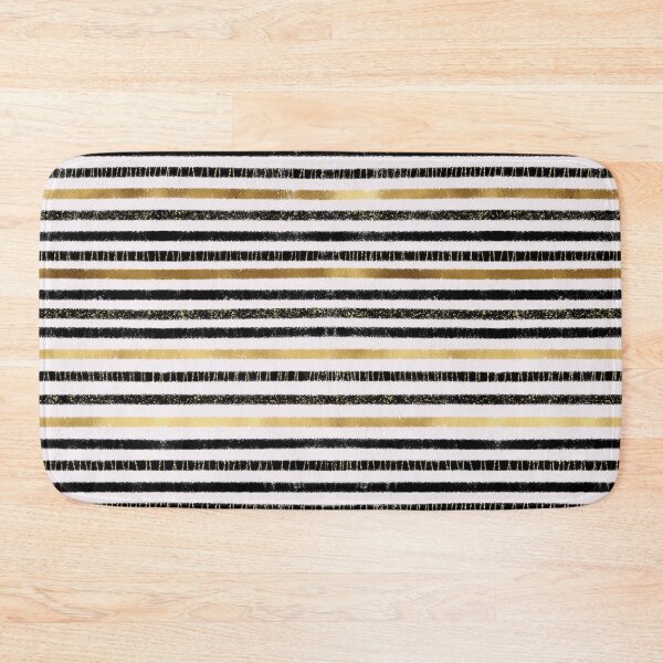 Item preview, Black and Gold Horizontal Lines   designed and sold by Tinaholleyart.