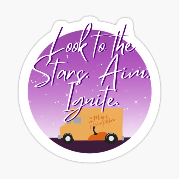 Look to the Stars Glossy Sticker