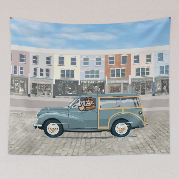 Item preview, Smoke Grey Morris Minor Traveller (left hand drive) designed and sold by Bigs66.