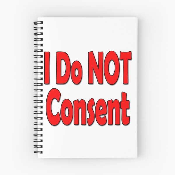 Item preview, I Do NOT consent Red-B designed and sold by Colin Bentham.