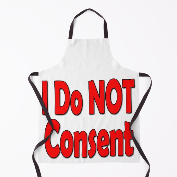 Item preview, I Do NOT consent Red-B designed and sold by Colin Bentham.