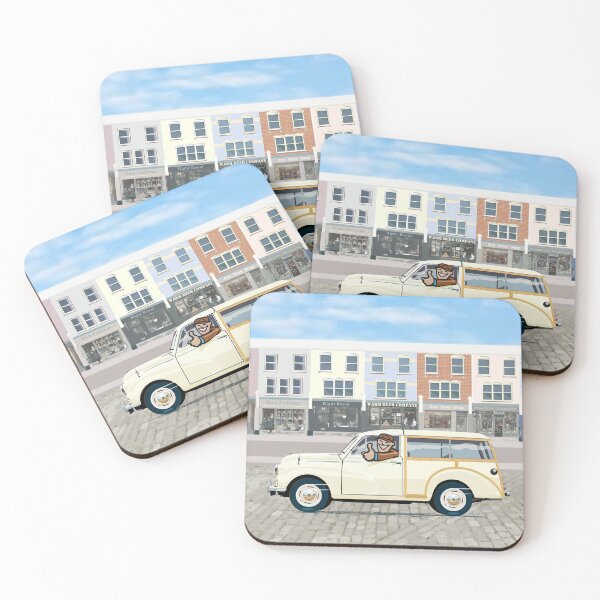 Item preview, Old English White Morris Minor Traveller (left hand drive) designed and sold by Bigs66.