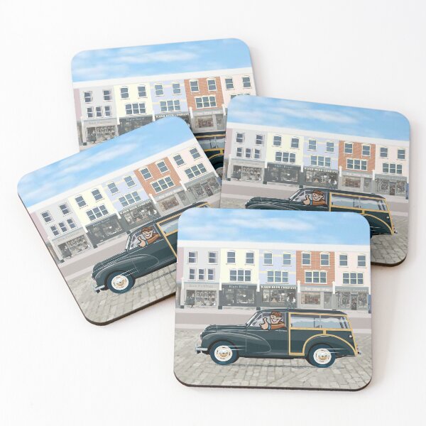 Item preview, Black Morris Minor Traveller (left hand drive) designed and sold by Bigs66.