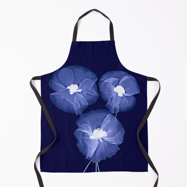 Item preview, Transparent flowers with dark blue background designed and sold by BilgePaksoylu.