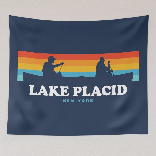 Item preview, Lake Placid New York Canoe designed and sold by Esskay Designs.