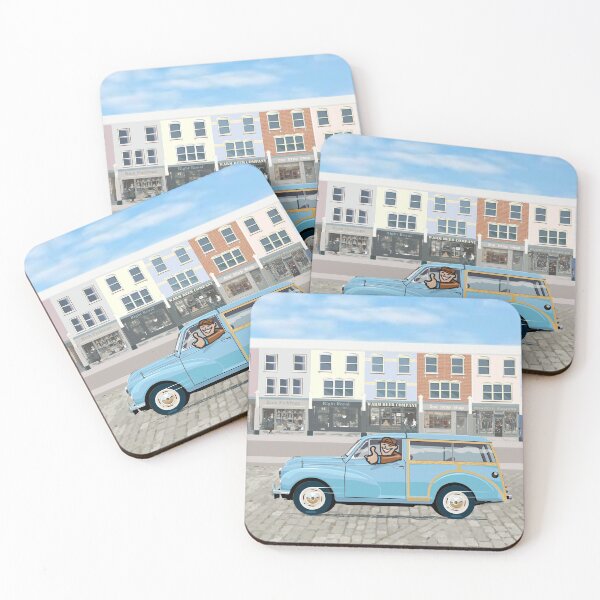 Item preview, Bermuda Blue Morris Minor Traveller (left hand drive) designed and sold by Bigs66.