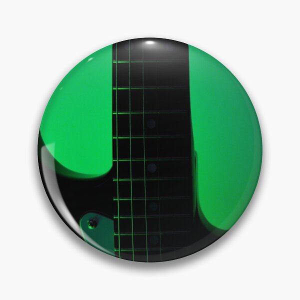 Item preview, Green guitar abstract designed and sold by Dawn Roberts-Blake.