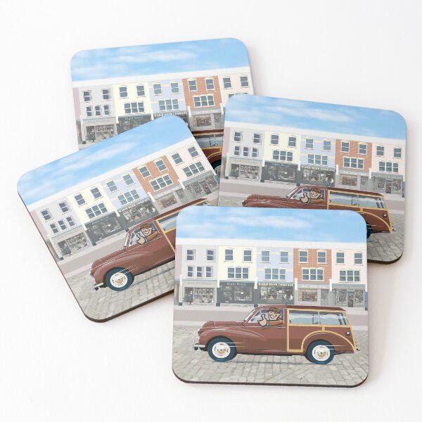Item preview, Maroon Morris Minor Traveller (left hand drive) designed and sold by Bigs66.