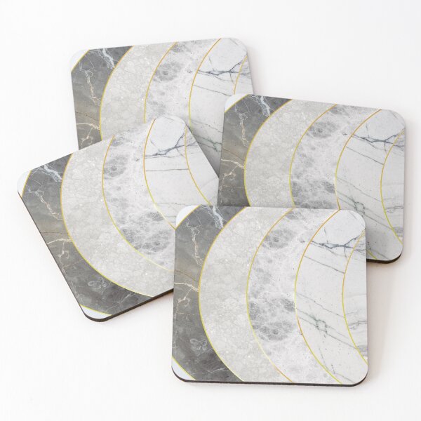 Marble Ripple Coasters (Set of 4)