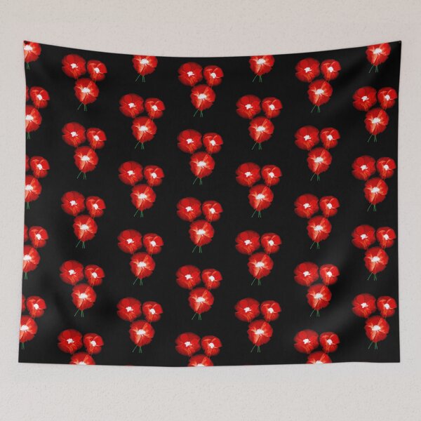 Item preview, Transparent Red Flowers designed and sold by BilgePaksoylu.