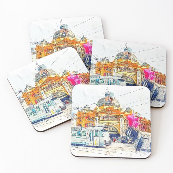 Item preview, Flinders Street Station, Melbourne, Australia designed and sold by Bobby Shaftoe.