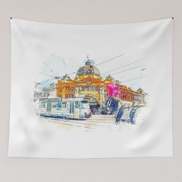 Item preview, Flinders Street Station, Melbourne, Australia designed and sold by Bobby Shaftoe.
