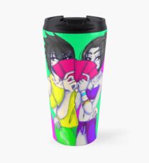 Itachi and Sasuke - Neon Realness Travel Mug