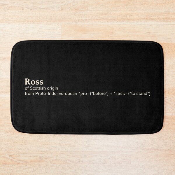 Item preview, Ross name etymology designed and sold by YourNameStory.