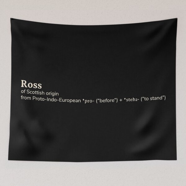 Item preview, Ross name etymology designed and sold by YourNameStory.