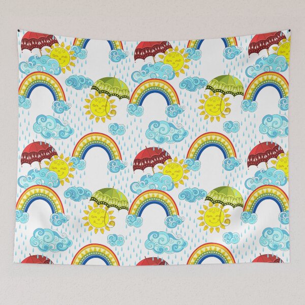 Item preview, Fairytale Weather Forecast Large Scale Print designed and sold by lissantee.