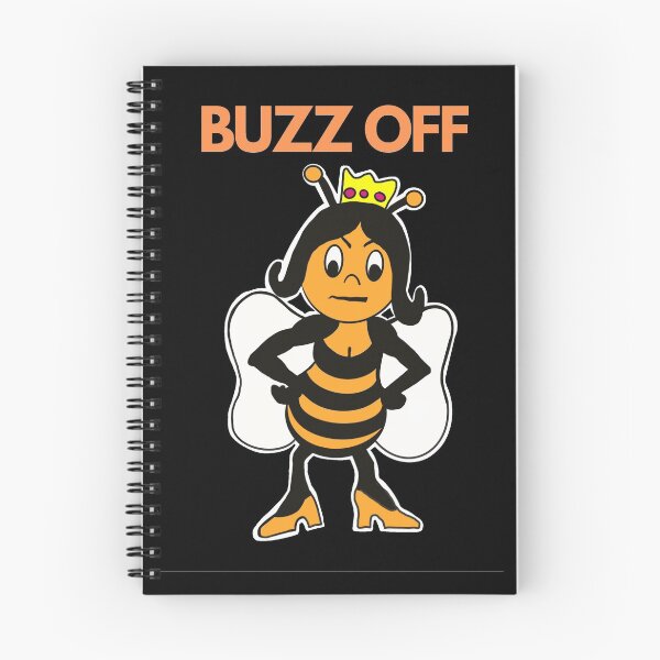 Item preview, Buzz off, queen bee - funny cute animals  designed and sold by Hudson-Art.