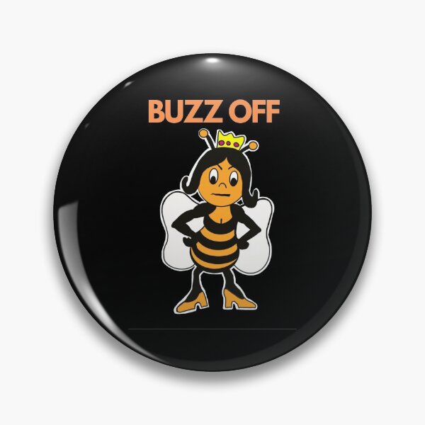 Item preview, Buzz off, queen bee - funny cute animals  designed and sold by Hudson-Art.