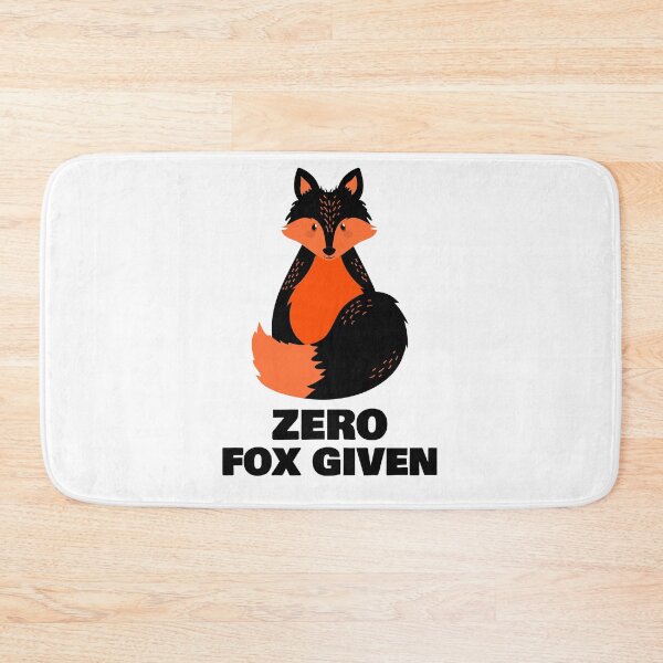 Item preview, Zero fox given, fox puns. designed and sold by foxcart.