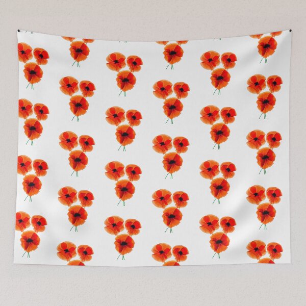 Item preview, Transparent Red Flowers designed and sold by BilgePaksoylu.