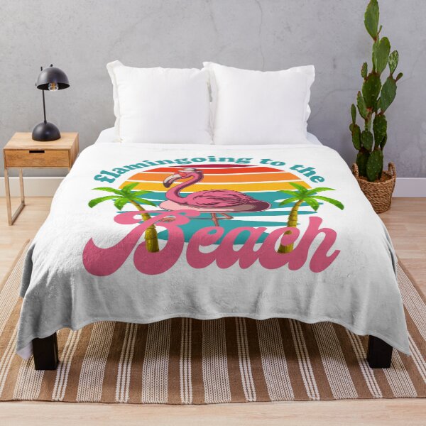 Artikelvorschau, Flamingo zum Strand entworfen und verkauft von Uppercase Tees.