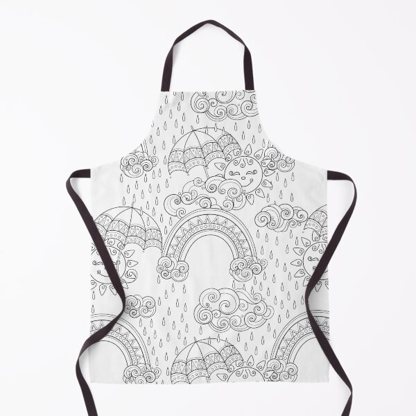 Item preview, Noncolored Fairytale Weather Forecast Print designed and sold by lissantee.