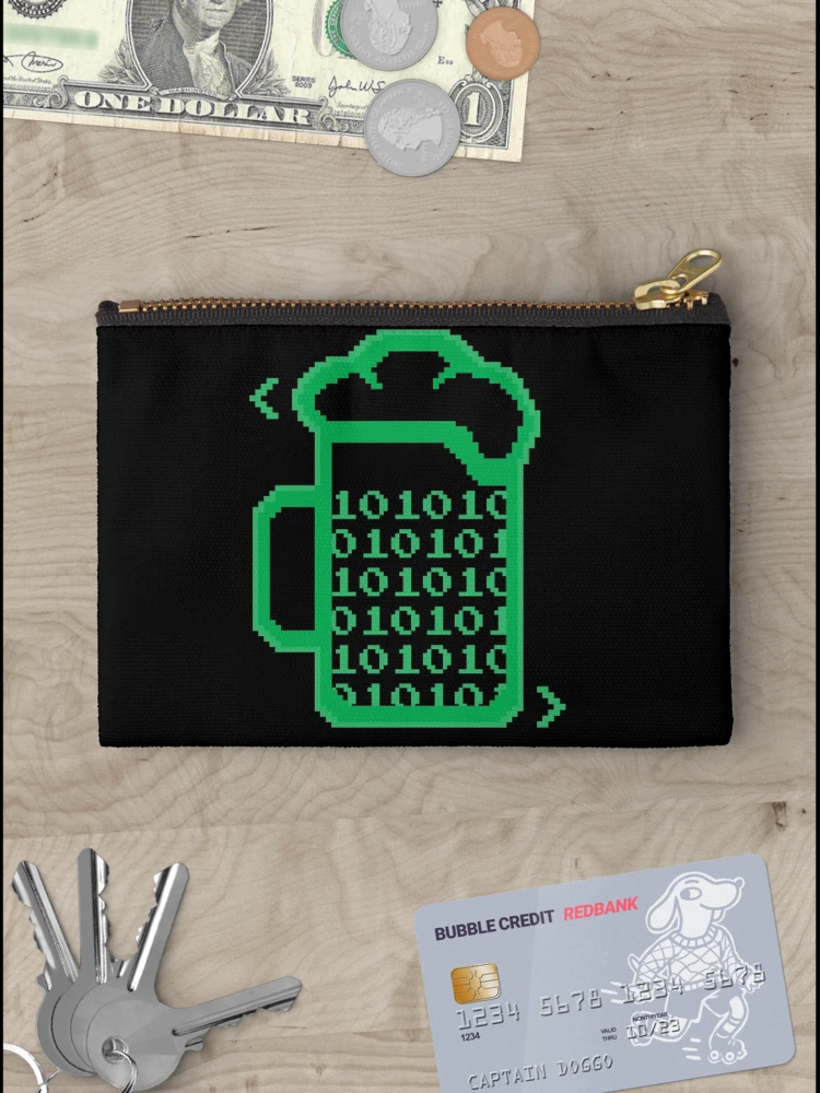 Thumbnail 3 of 4, Zipper Pouch, Beer code Design designed and sold by Watersolution.