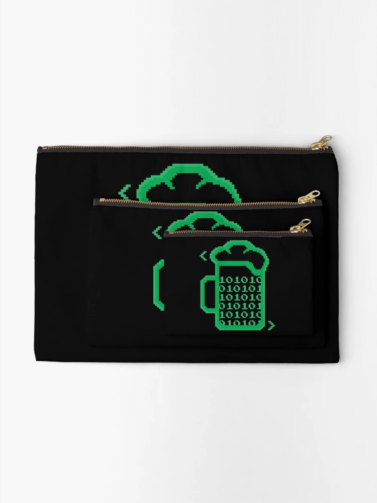 Thumbnail 2 of 4, Zipper Pouch, Beer code Design designed and sold by Watersolution.
