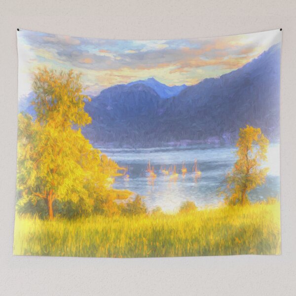 Item preview, Lake Mondsee Austria Art designed and sold by Londonimages.