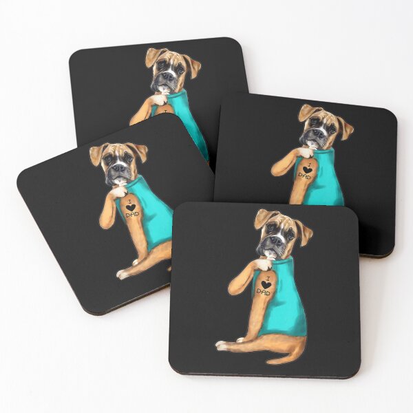 Item preview, Dog I Love Dad Bulls Fathers Day Dog Lovers  designed and sold by sheilase.