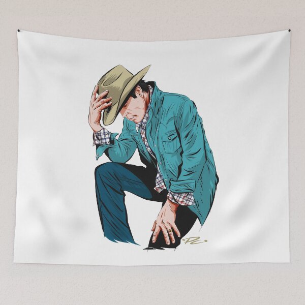 Item preview, Clay Walker - An illustration by Paul Cemmick designed and sold by TIGERDAVER.