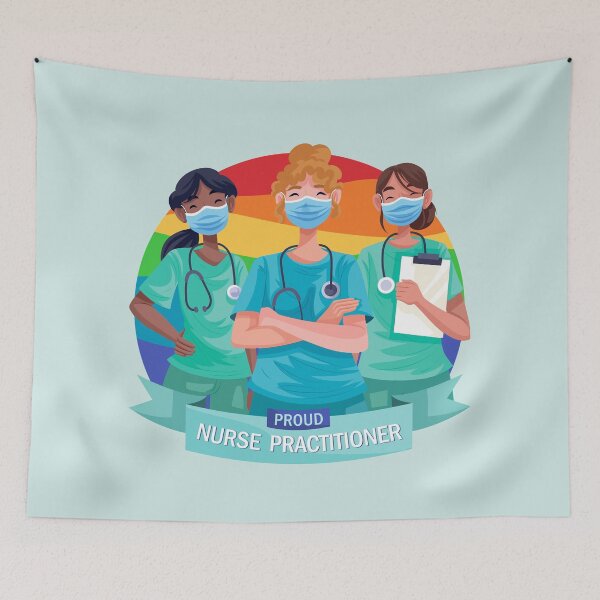 Item preview, Rainbow Nurse Practitioner 1 designed and sold by art-by-gui.