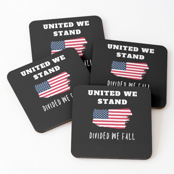 Item preview, United we stand - July 4th Independence Day, Memorial Day, Veterans Day design designed and sold by TextToTee.