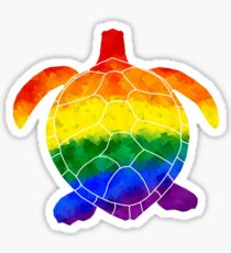 Rainbow Turtle Sticker