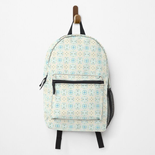 Item preview, Pretty Summer Cottagecore Blue Yellow Green Geometric Pattern designed and sold by PatternPerfect.