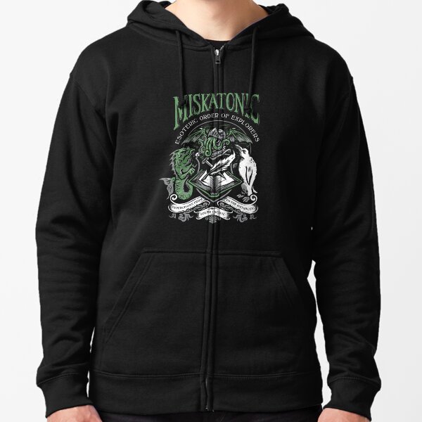 Miskatonic Esoteric Order of Explorers Zipped Hoodie
