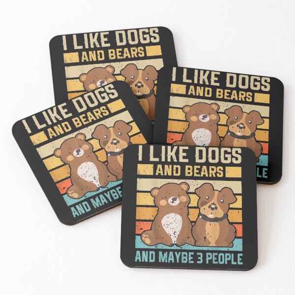 Item preview, I Like Dogs And Bears And Maybe 3 People  designed and sold by sheilase.