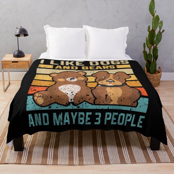 Item preview, I Like Dogs And Bears And Maybe 3 People  designed and sold by sheilase.