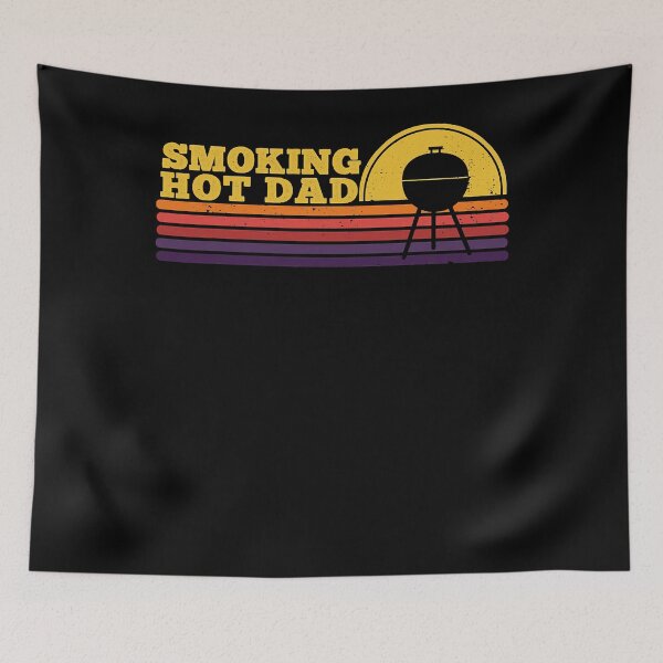 Item preview, Smoking Hot Dad Charcoal Grill BBQ Funny Retro Barbecue designed and sold by Perkoski89.