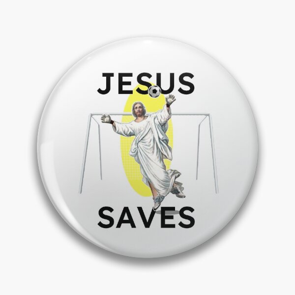 Item preview, Jesus Saves Football  designed and sold by loganferret.
