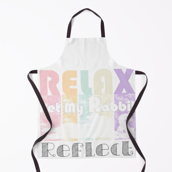 Item preview, Relax, Pet My Rabbit And Reflect - Bunny Petting / Rabbit Petting Is My Hobby - Rhyme with Letter R in Soft Pastel Color Palette for Introverts designed and sold by sthNnth.