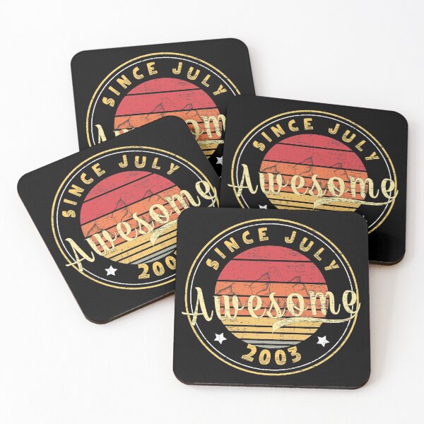 Item preview, Awesome Since July 2003 Vintage Retro Born in Birthday  designed and sold by kimart18.