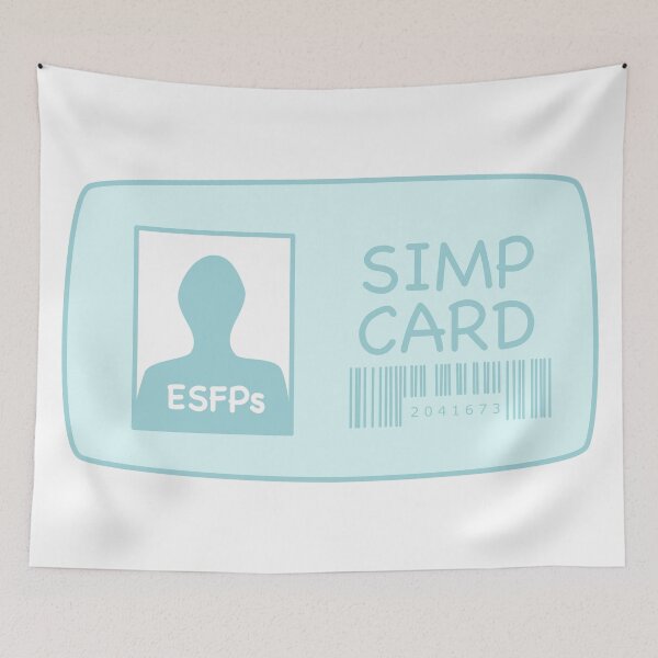 Item preview, ESFP Simp Card designed and sold by JordynD.