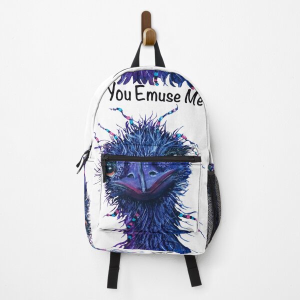 Item preview, You Emuse Me Funny Hippie Emu Pun designed and sold by Tracey  Bartlett.