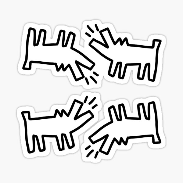 Item preview, White dog pattern designed and sold by weekrust.